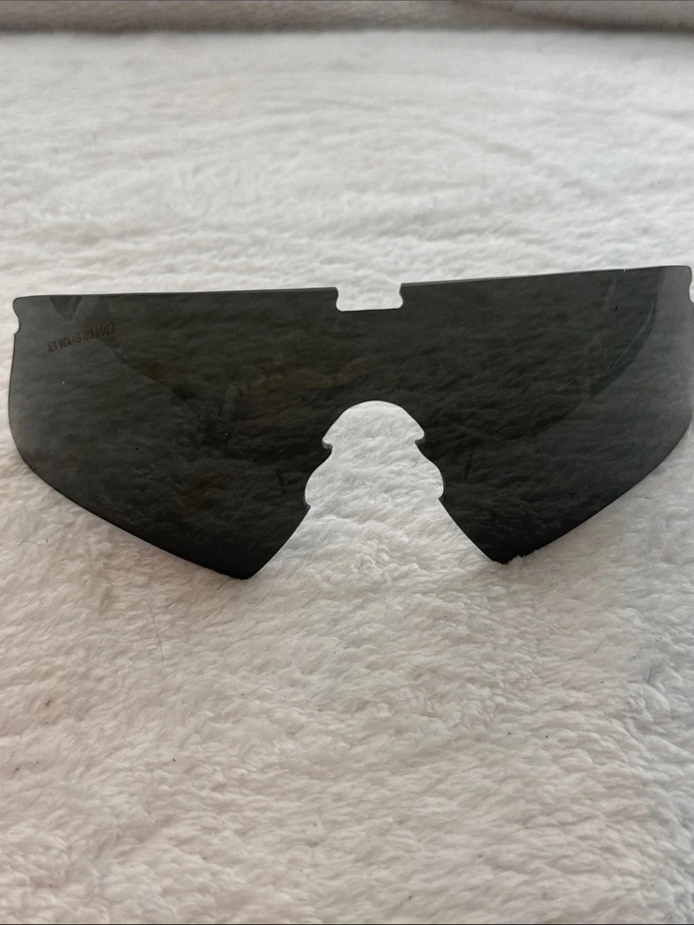 Wiley X PT-1S Sunglasses Gray Smoke Lens Black Frame Z87 Ballistic Made In Italy